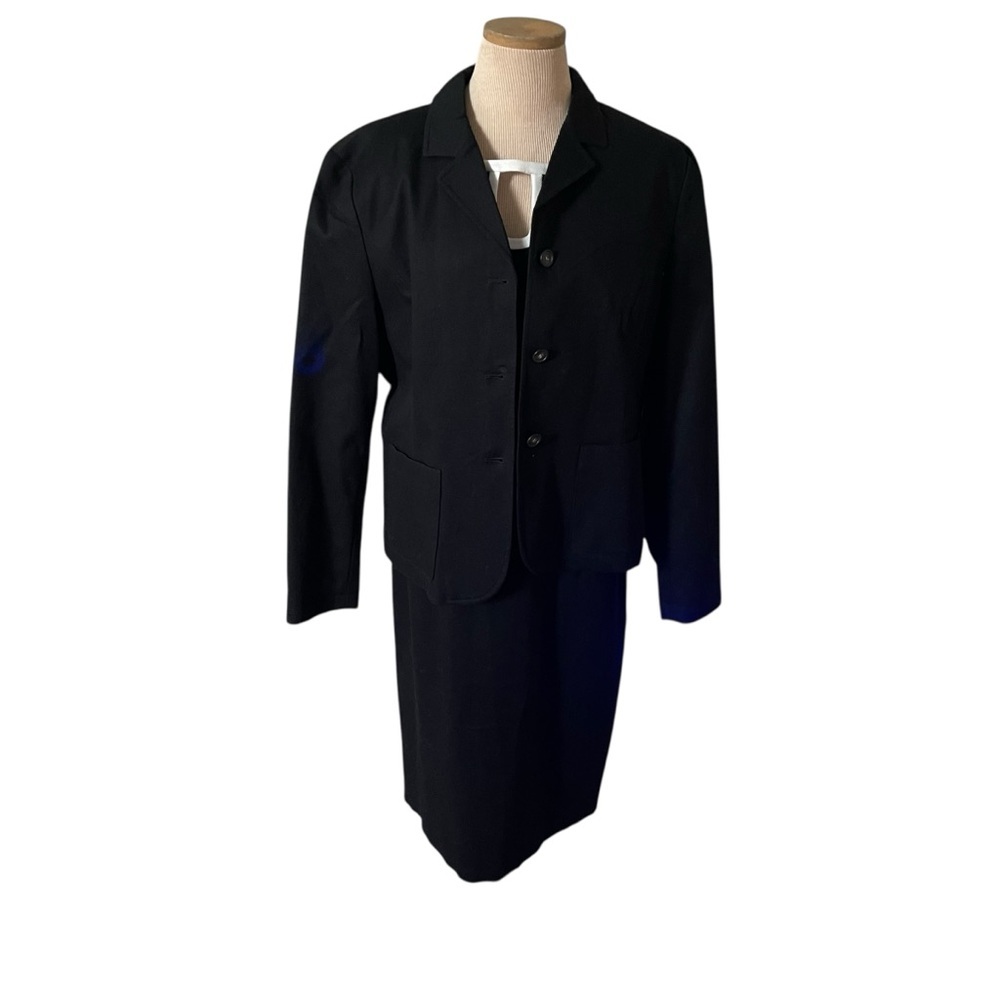 NWT Talbots Black Women's Jacket & Dress Set Size 14